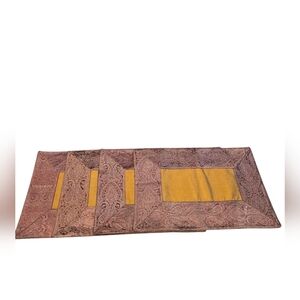 CRATE & BARREL FLORENTINE PLACE MATS . SET OF 4.